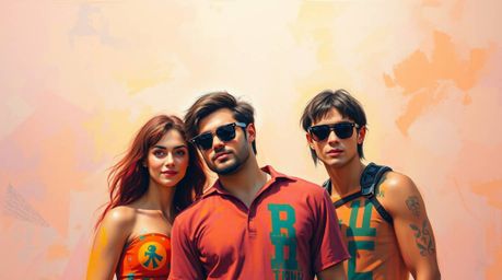 Discover a captivating collection of digital art featuring a misfit hero team.  Bold acrylic paintings with vibrant colors, t