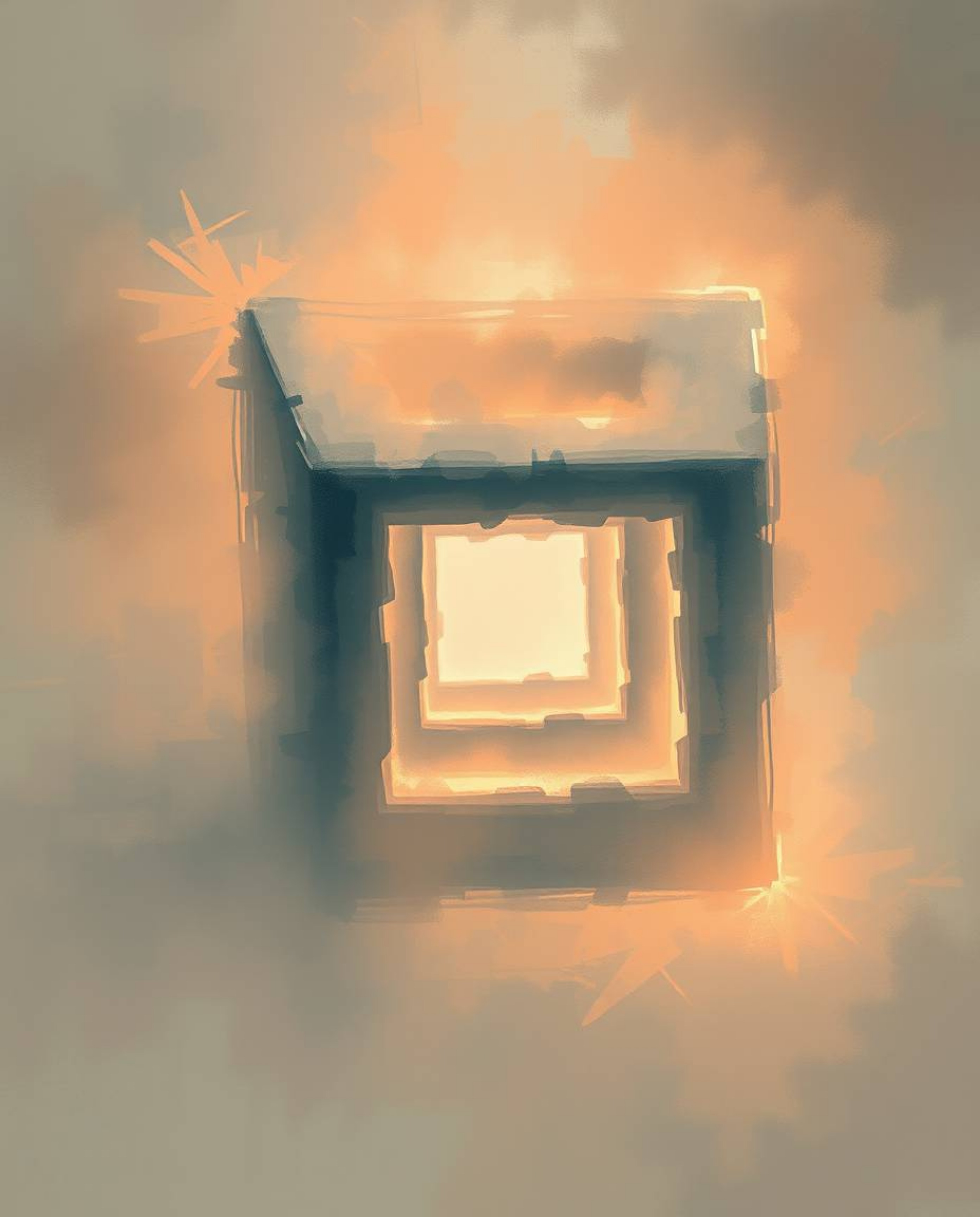 Experience an ethereal and spiritual vibe with this digital sketch, featuring complementary epic colors and a misty atmospher