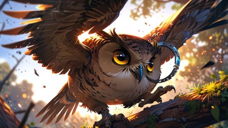 In a captivating narrative brought to life with the visual charm of Pixar and anime, a wise blind owl teaches other birds to 