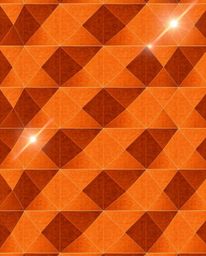 This captivating image features a seamless geometric pattern composed of hexagons and triangles, rendered in a vibrant neon c