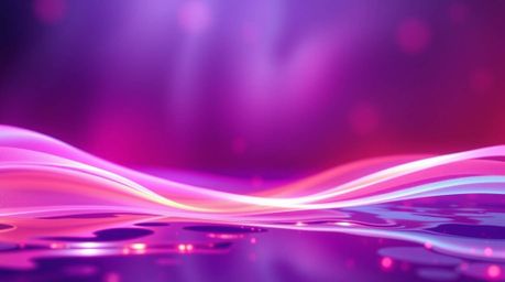 Explore vibrant digital art showcasing neon gradient textures seamlessly flowing across a liquid surface. This piece features
