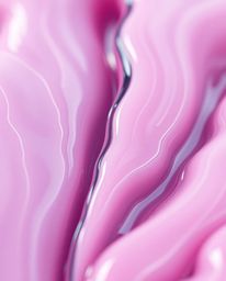 Explore an extreme macro close-up showcasing hyperrealistic 3D fluid shapes, reminiscent of melted glass, within a captivatin