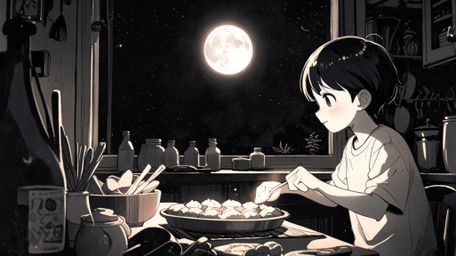 Experience a magical moment in this stunning, Pixar-style anime about a kid's unique friendship with the moon. This heartwarm