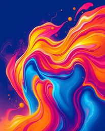Experience a visual journey into a realm of bright, vibrant colors and complementary epic tones, presented in a misty, atmosp