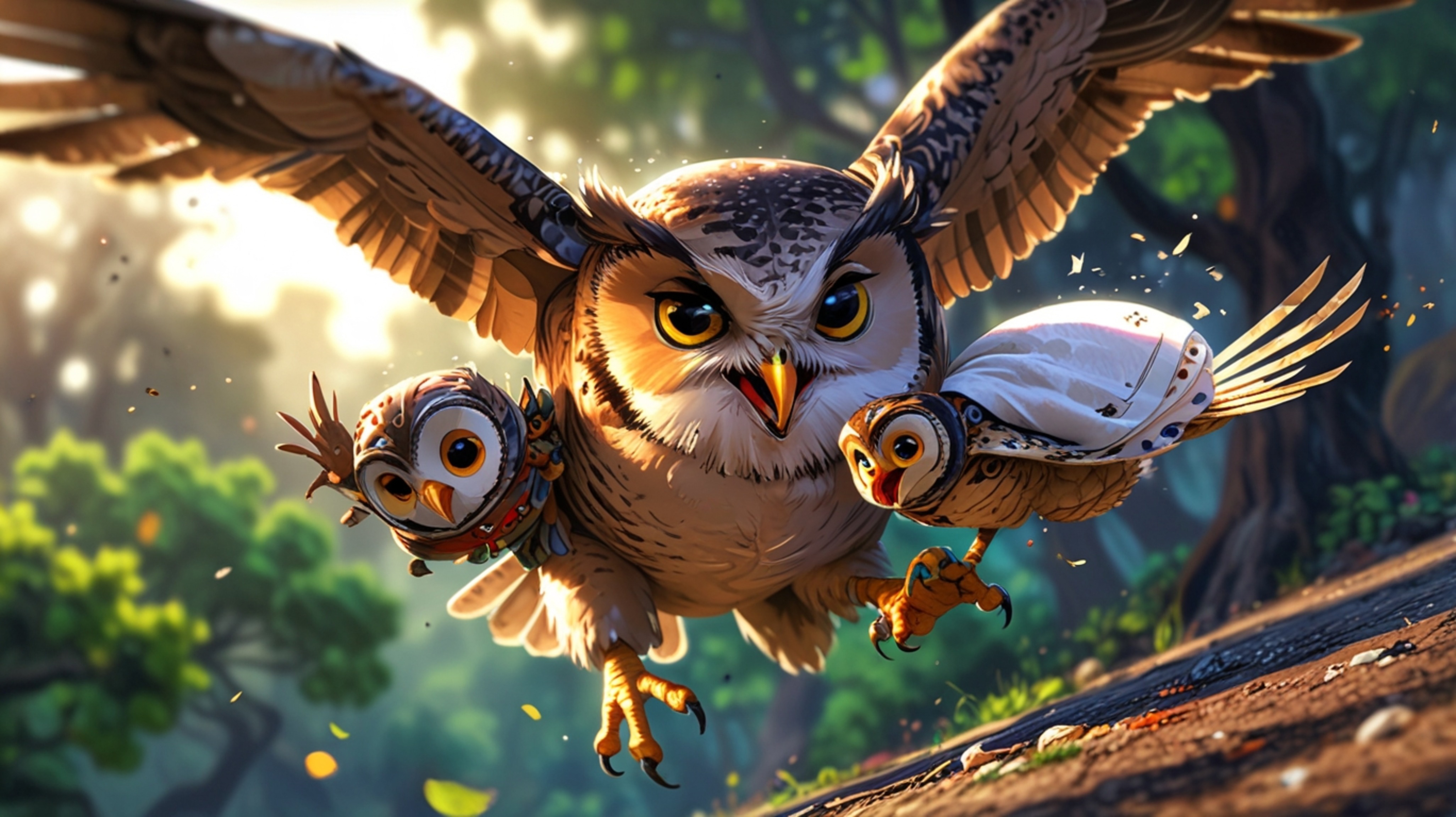 In a profoundly touching and suspenseful scene, created with the emotional depth of Pixar and the artistic flair of anime, a 
