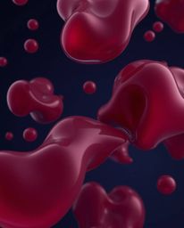 This collection showcases mesmerizing 3D renders featuring fluid organic blobs composed of translucent materials gracefully f