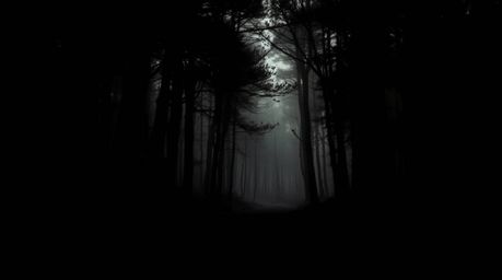 Experience an intense chase scene through a looping forest background.  The atmosphere is soft and dreamy, with a contrast of
