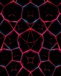 Immerse yourself in an eerie and creepy atmosphere with this seamless geometric pattern. Featuring a mesmerizing blend of hex