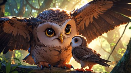 In a compelling narrative brought to life with the charm of Pixar and the expressiveness of anime, a wise blind owl takes on 