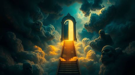 Explore captivating fantasy realism imagery with an eerie, creepy atmosphere. Discover vibrant, complementary colors and unse