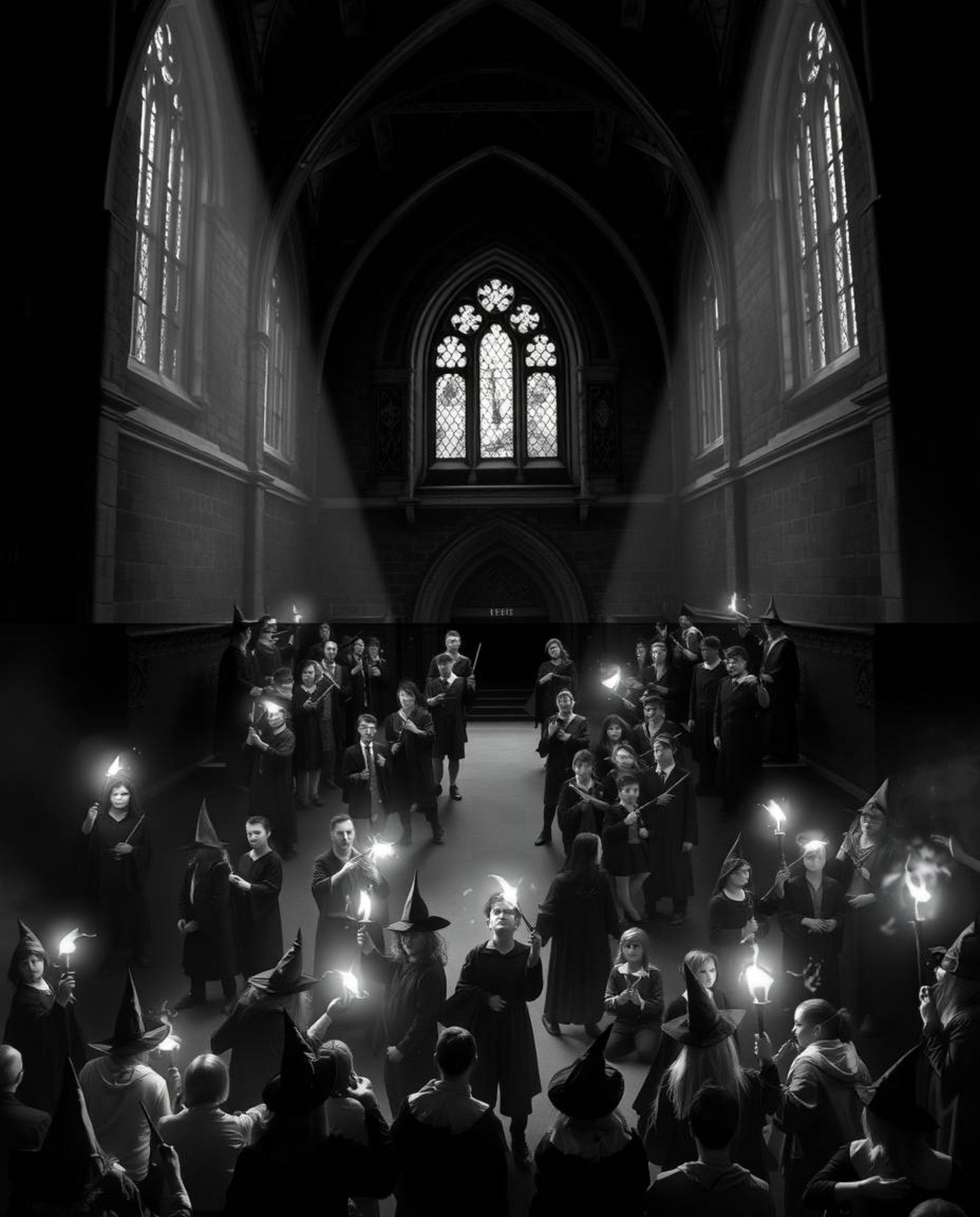 Explore the dramatic world of a magical school through high contrast and low key lighting techniques. These images utilize di