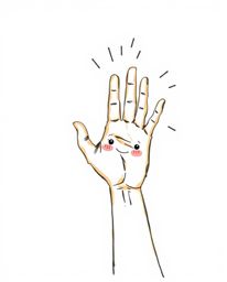This artwork features a charming hand-drawn sketchnote of a hand reaching towards the light from the darkness. It evokes a se