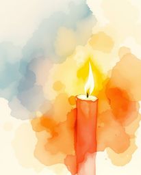 Experience the beauty of delicate watercolor paintings featuring translucent washes and fluid brushstrokes.  The warm glow of