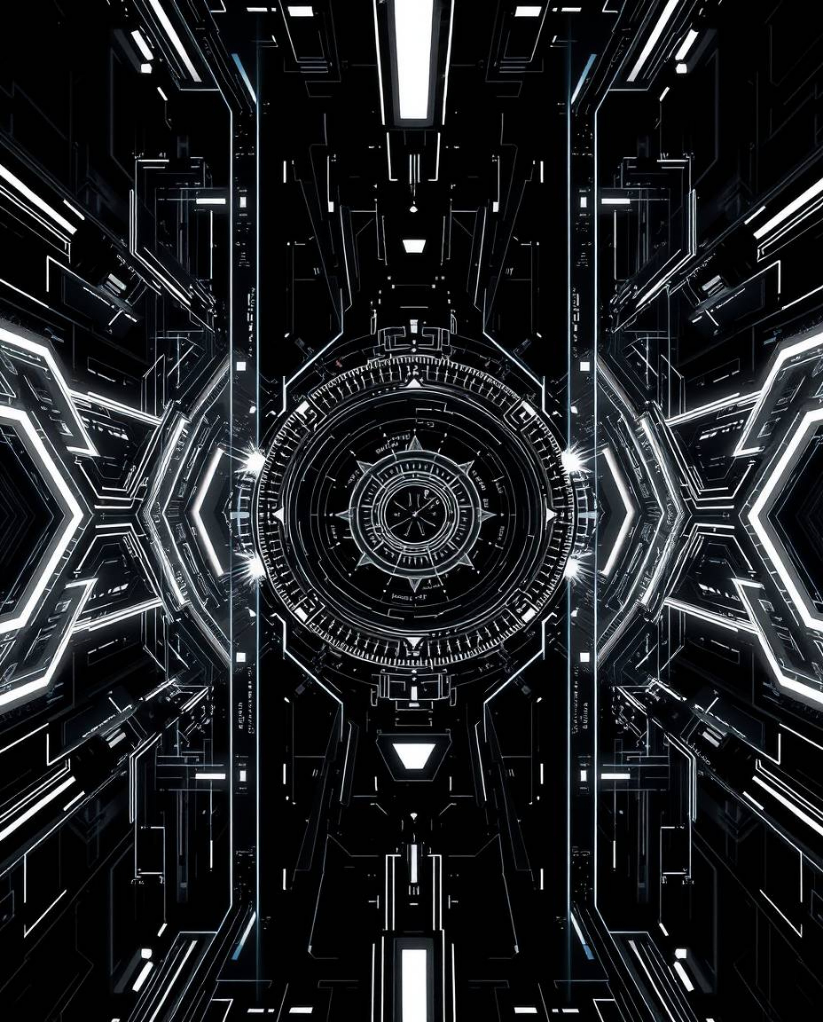 This captivating digital interface boasts a futuristic aesthetic, meticulously crafted with geometric patterns and a mesmeriz