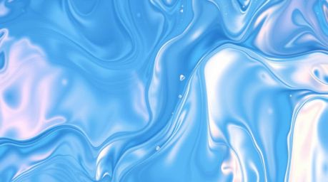 A mesmerizing overhead perspective reveals a fluid abstract wave, shimmering with iridescent reflections and a captivating pa