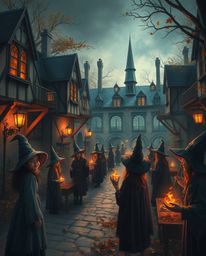 Explore a captivating magical school brimming with young wizards, set against an eerie and creepy backdrop. Immerse yourself 