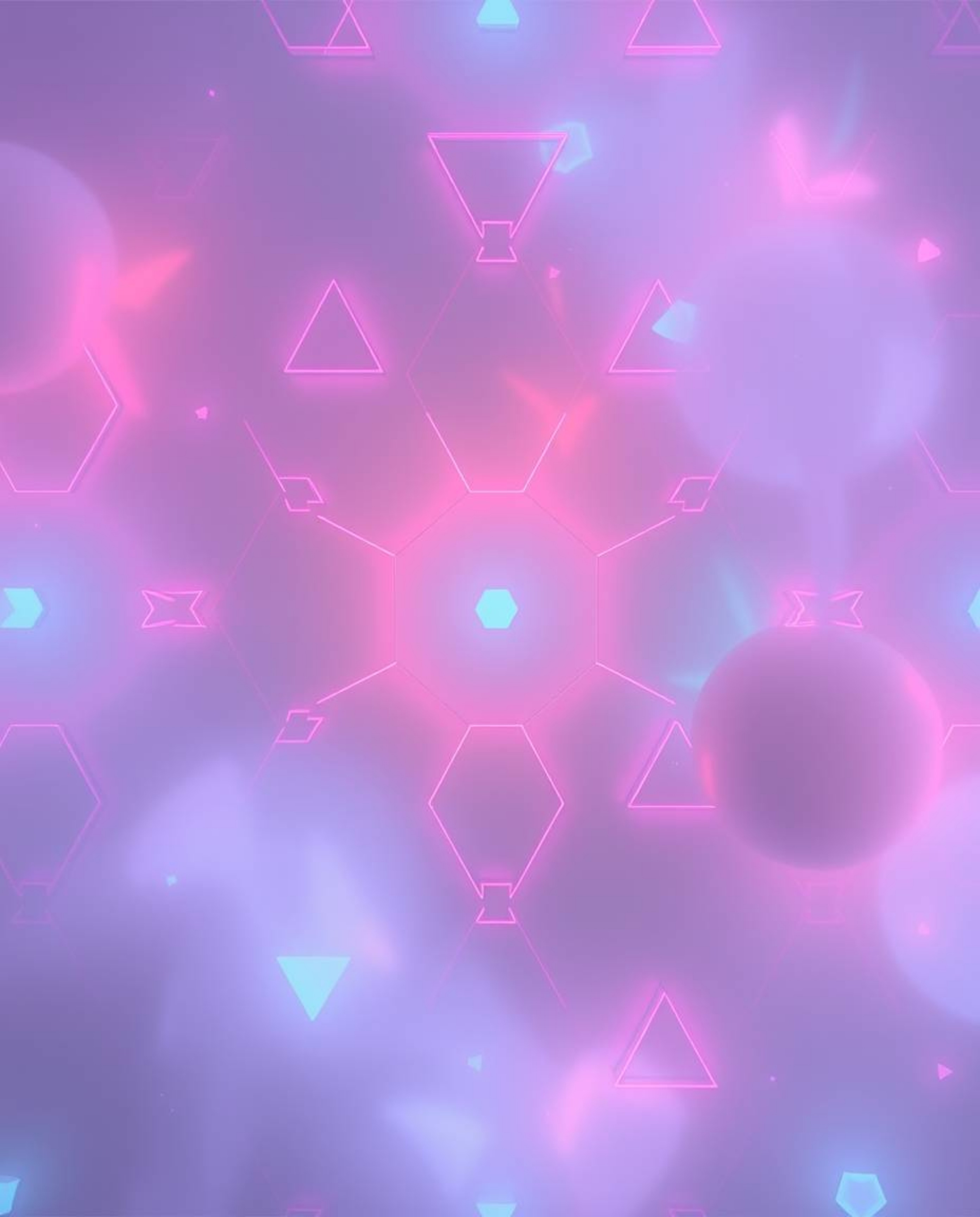Explore a dreamlike realm of surreal imagery, where gentle, soft light illuminates a seamless geometric pattern composed of h