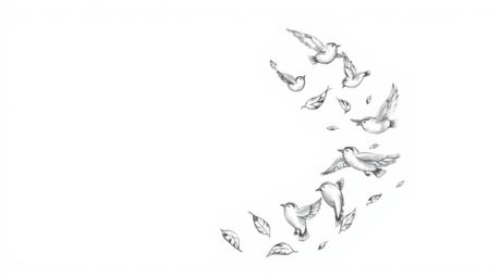 A heartwarming hand-drawn sketch in the Pixar aesthetic depicts a blind owl, distinguished by its soft, downy feathers and su