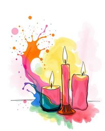 This captivating image blends the charm of a hand-drawn sketchnote with the dynamic energy of a colorful paint splash frozen 