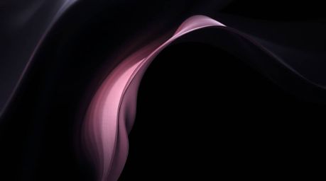 A captivating image showcasing an intensely black, low-angle perspective of a fluid abstract wave.  The wave features a mesme