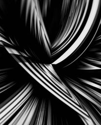 Explore a striking collection of black and white images featuring geometric patterns in an optical illusion style, designed t