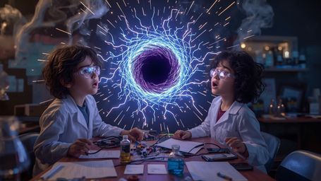 A vibrantly colored, high-contrast cinematic photograph, reminiscent of Pixar's signature style and flair, captures a dynamic