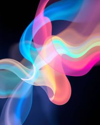 This digital photograph captures the essence of long exposure through a simulated technique, employing soft pastel colors to 
