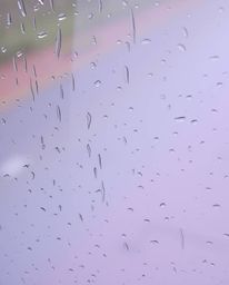A captivating image featuring a wet rainy scene with natural earth tones.  The soft gradient texture blends pink, blue, and v