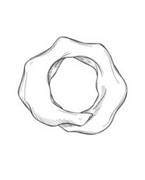 This mesmerizing 3D illustration features fluid shapes seamlessly morphing into one another in an endless loop. The design in