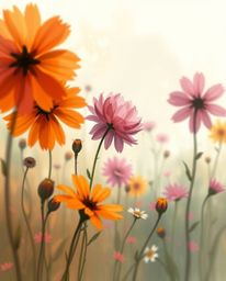 Explore a captivating collection of digital art showcasing flowers blooming in unexpected scenarios. From complementary epic 