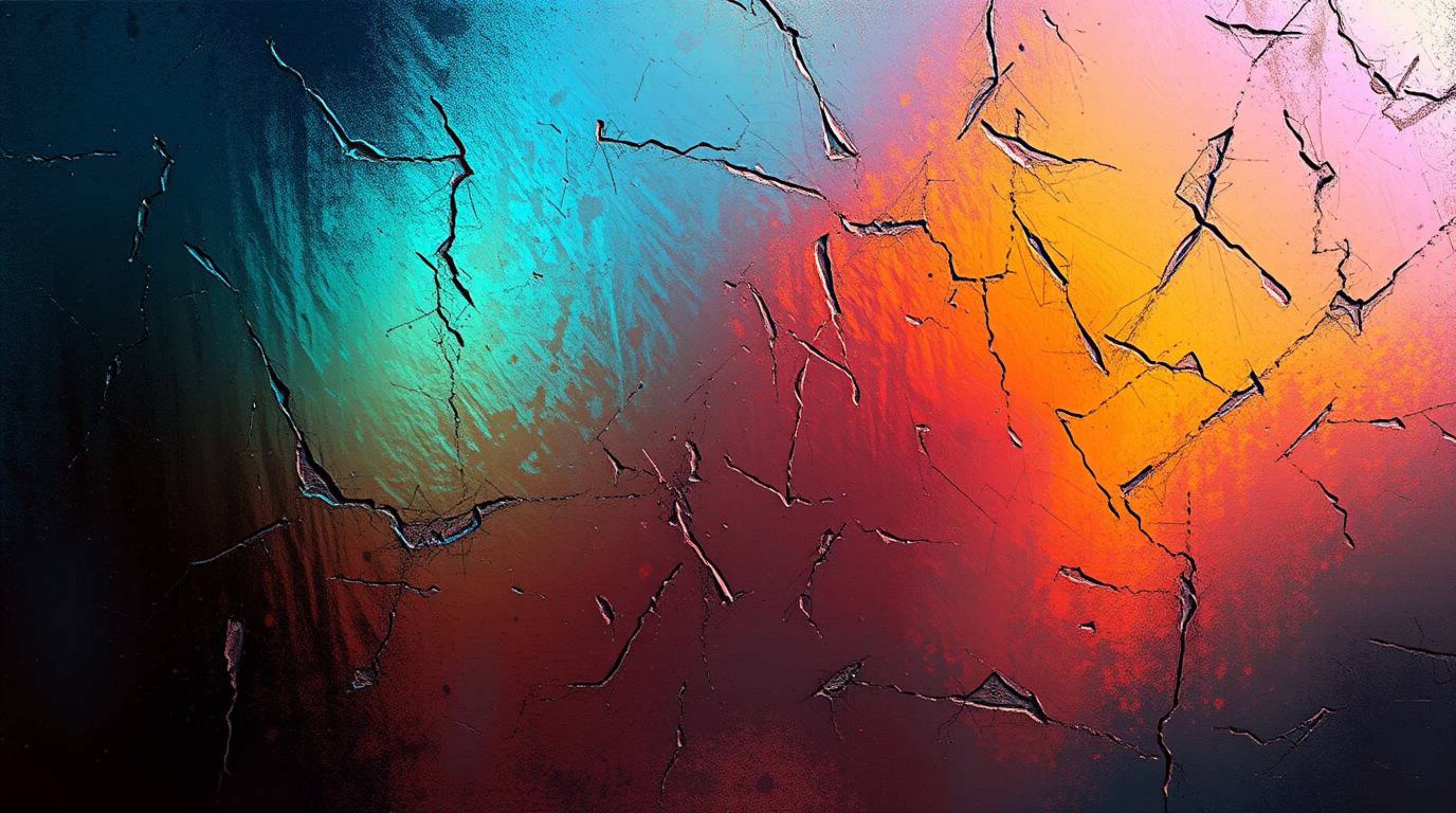 A captivating digital sketch showcases an iridescent gradient texture on a metallic surface.  Vibrant color shifts and loose 