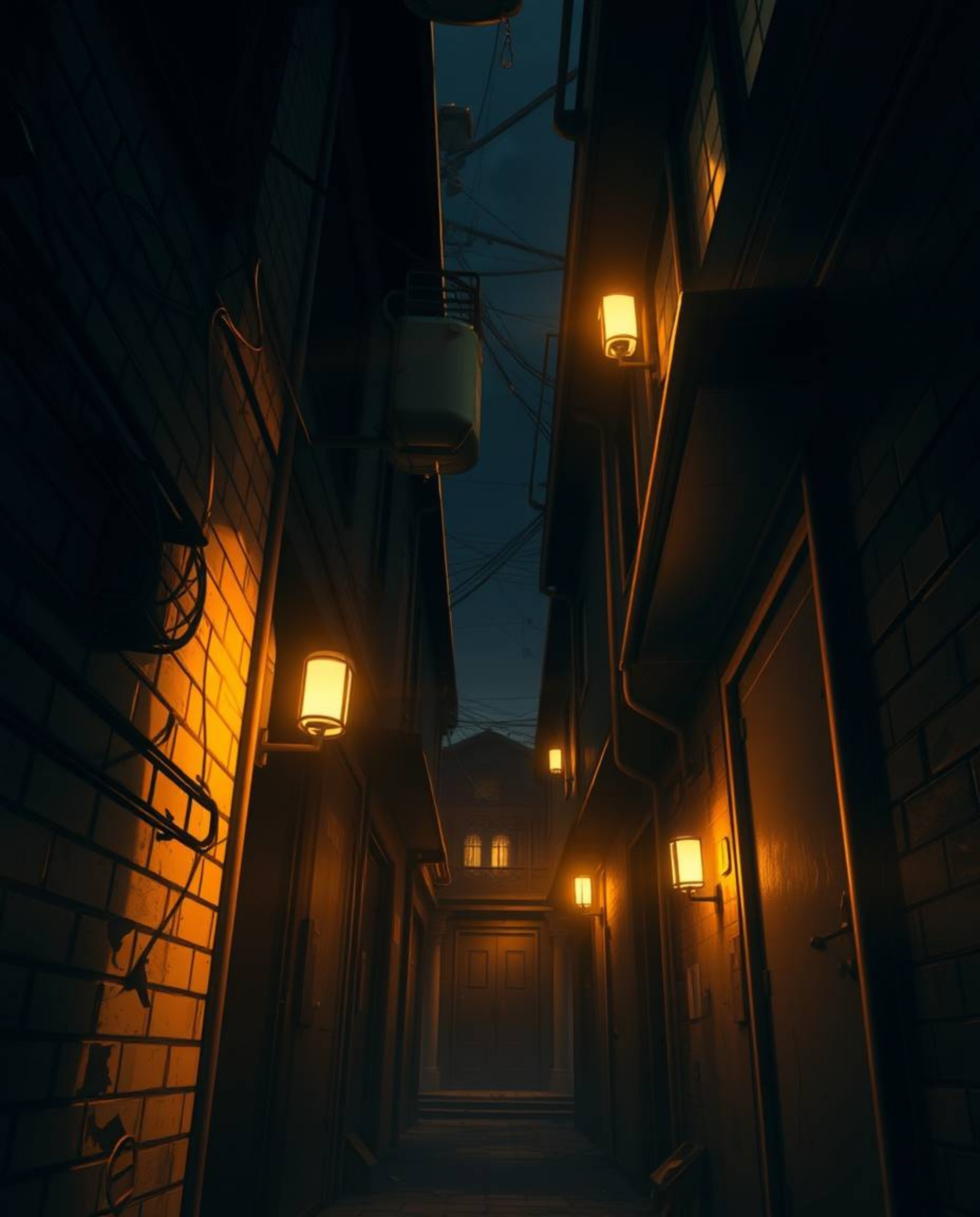 An isekai anime style illustration bathed in a warm, golden glow uses high contrast low-key lighting to create a dramatic sce