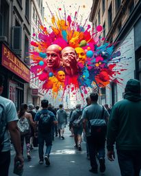 Explore the captivating world of candid street photography, showcasing epic and massive scenes with heroic elements woven int