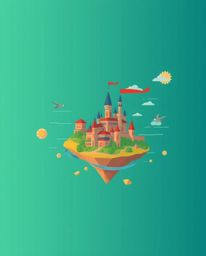Experience a visually captivating world of modern flat design, dynamic motion, and a unique blend of warm terracotta and cool