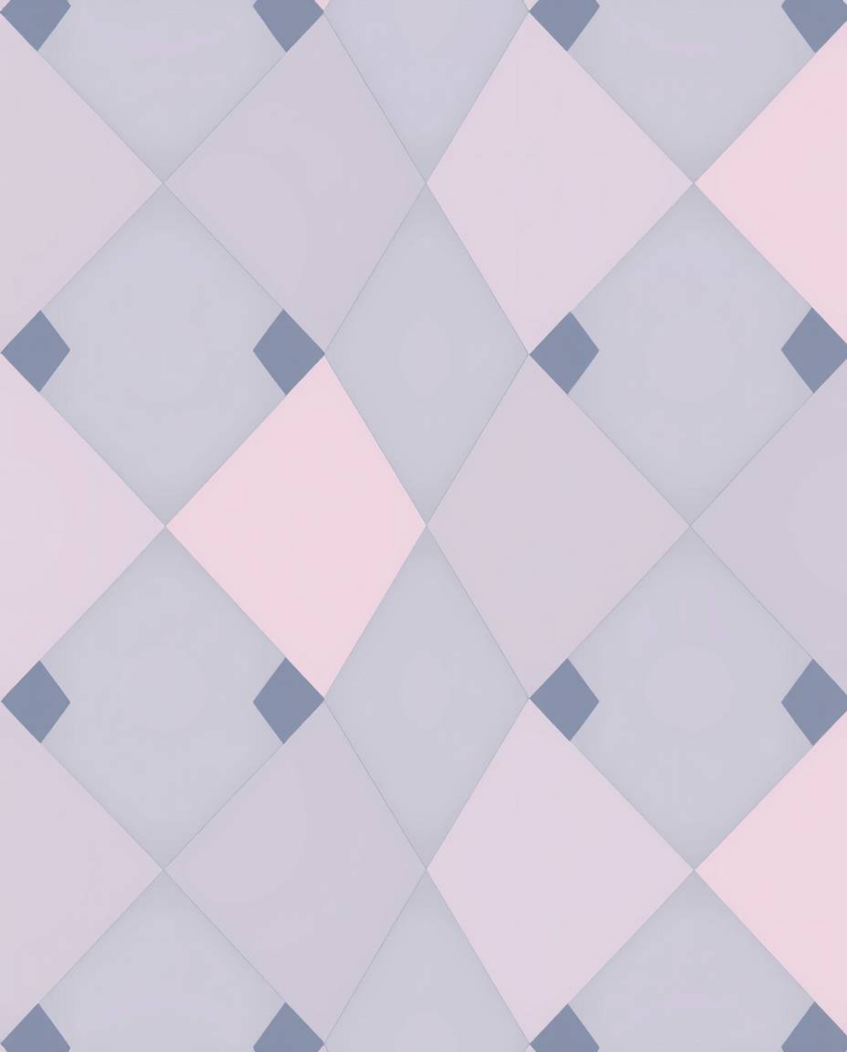 Immerse yourself in the enchanting world of Isekai anime with this geometric pattern wallpaper featuring a soft modern design
