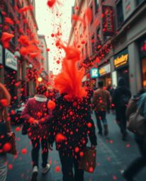 Experience the vibrant energy of the streets with this warm and candid street photography series.  Capturing dynamic colorful