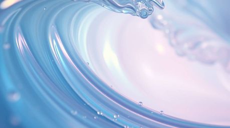 Explore an extreme macro close-up showcasing a fluid abstract wave, where a pastel spectrum is beautifully overlaid with irid