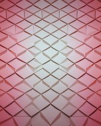 Elevate your space with our high-angle perspective geometric pattern wallpaper, featuring a soft modern design accentuated by