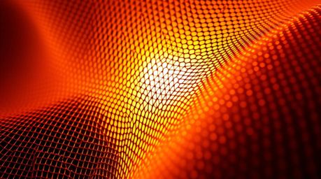 Experience the radiant and luxurious detail of a warm golden glow in extreme macro close-up. This modern abstract poster desi