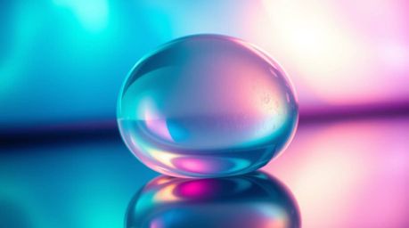 Explore the captivating world of ethereal spiritual vibes captured in stunning glass objects. These close-up details reveal s