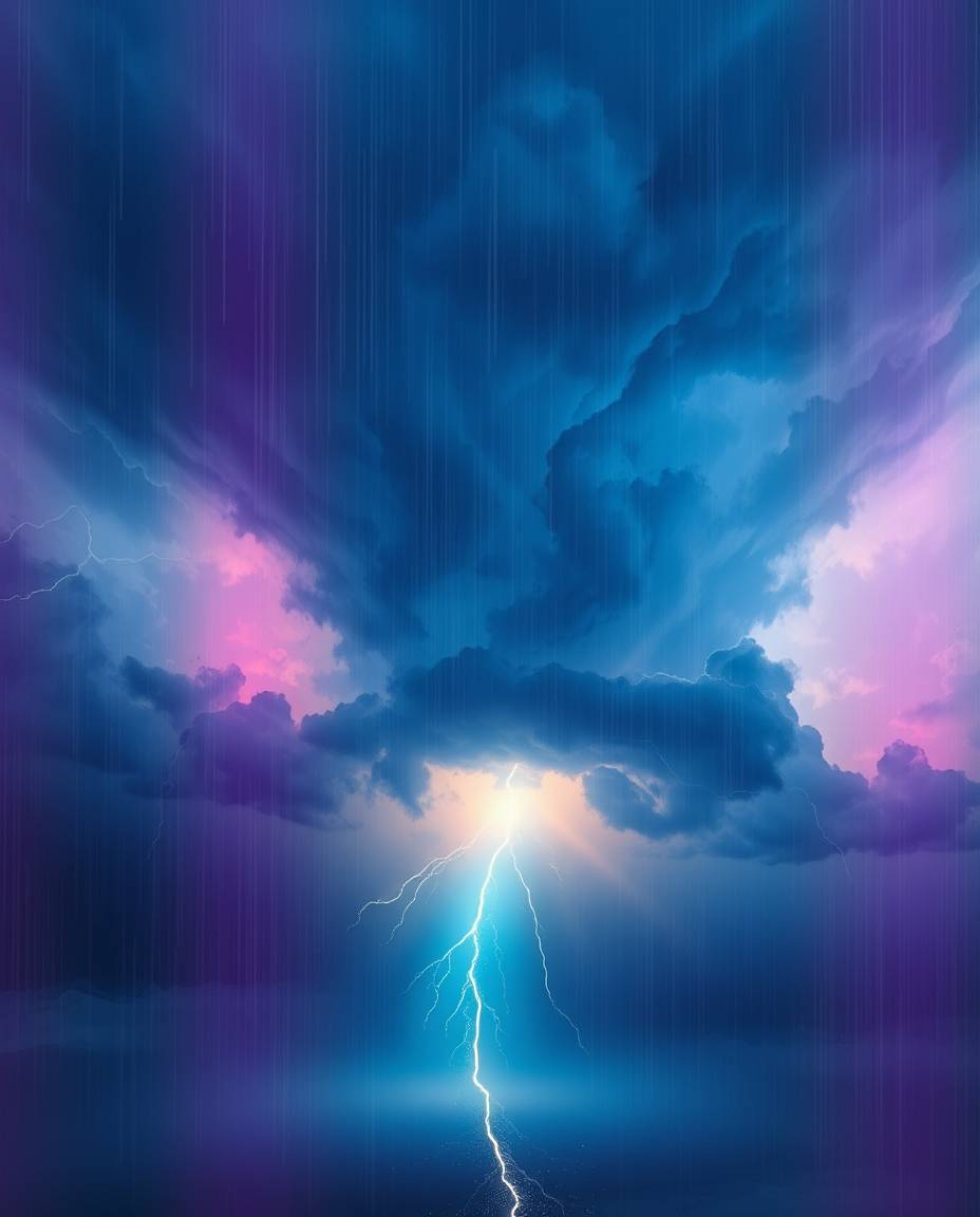 Experience a surreal storm of vibrant iridescent colors and streaks of light, where the laws of physics are defied with flyin