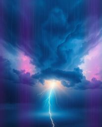 Experience a surreal storm of vibrant iridescent colors and streaks of light, where the laws of physics are defied with flyin