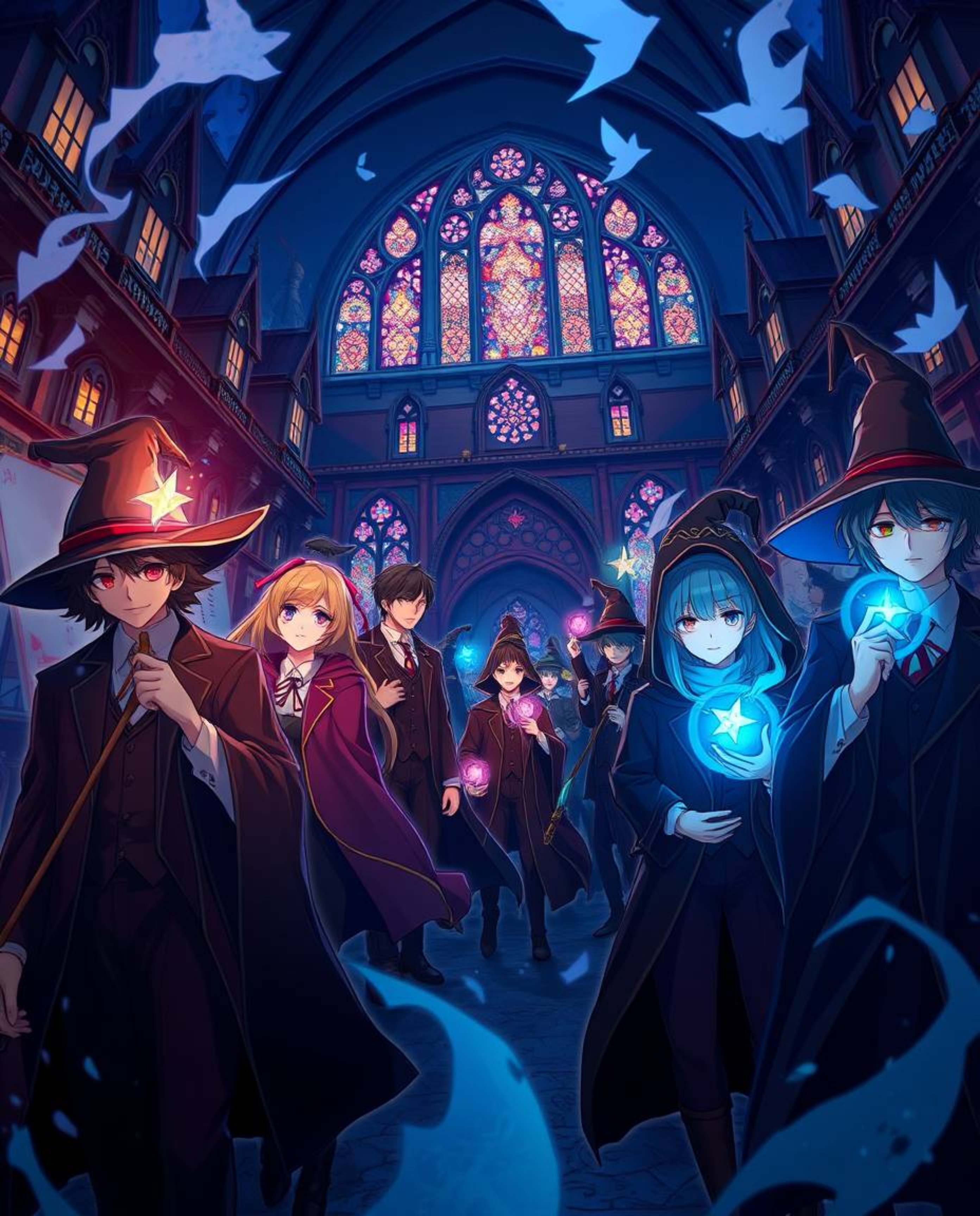 Explore a magical school brimming with young wizards in this Isekai anime-inspired world. Experience a dramatic and cinematic