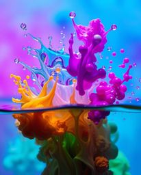 Explore the mesmerizing world of ink in water with this collection of dreamlike and surreal images. Captured through macro ph