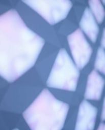 Explore a hand-drawn sketch of a geometric pattern wallpaper featuring a blurred bokeh effect and soft pastel gradients. This