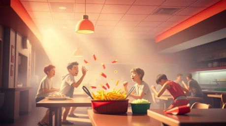 Experience a visually stunning spectacle featuring smooth gradient transitions and a soft, dreamy atmosphere. Imagine a wild 