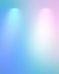 This captivating geometric pastel gradient wallpaper features a soft modern design with gentle, diffused lighting. The cool c