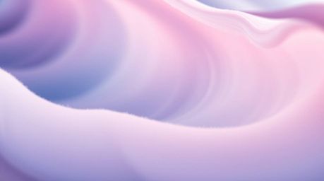 An extreme macro close-up showcases a fluid, abstract wave with a mesmerizing pastel gradient texture.  Volumetric lighting c