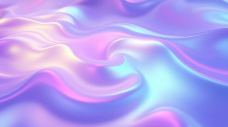 A captivating digital art piece showcases vibrant neon gradient textures flowing seamlessly across a liquid surface. A strik