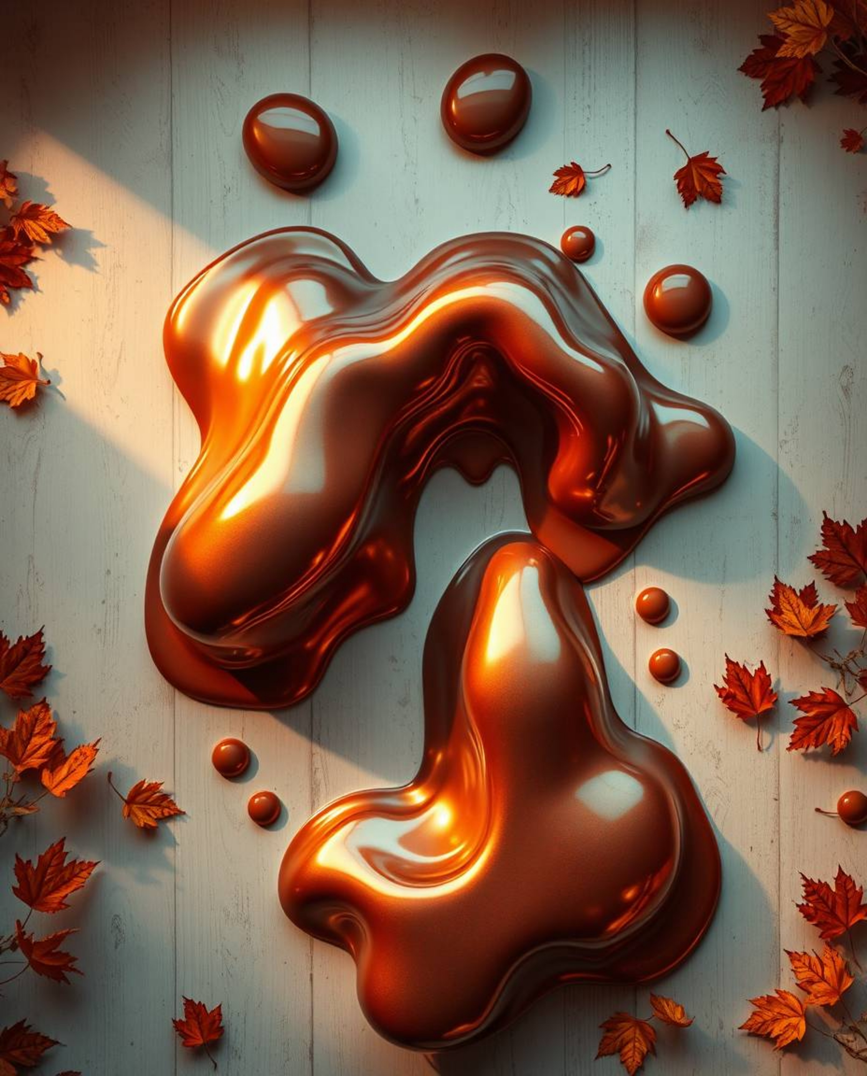 Explore stunning overhead bird's-eye view images showcasing sculptural 3D fluid shapes crafted from mercury. These captivatin